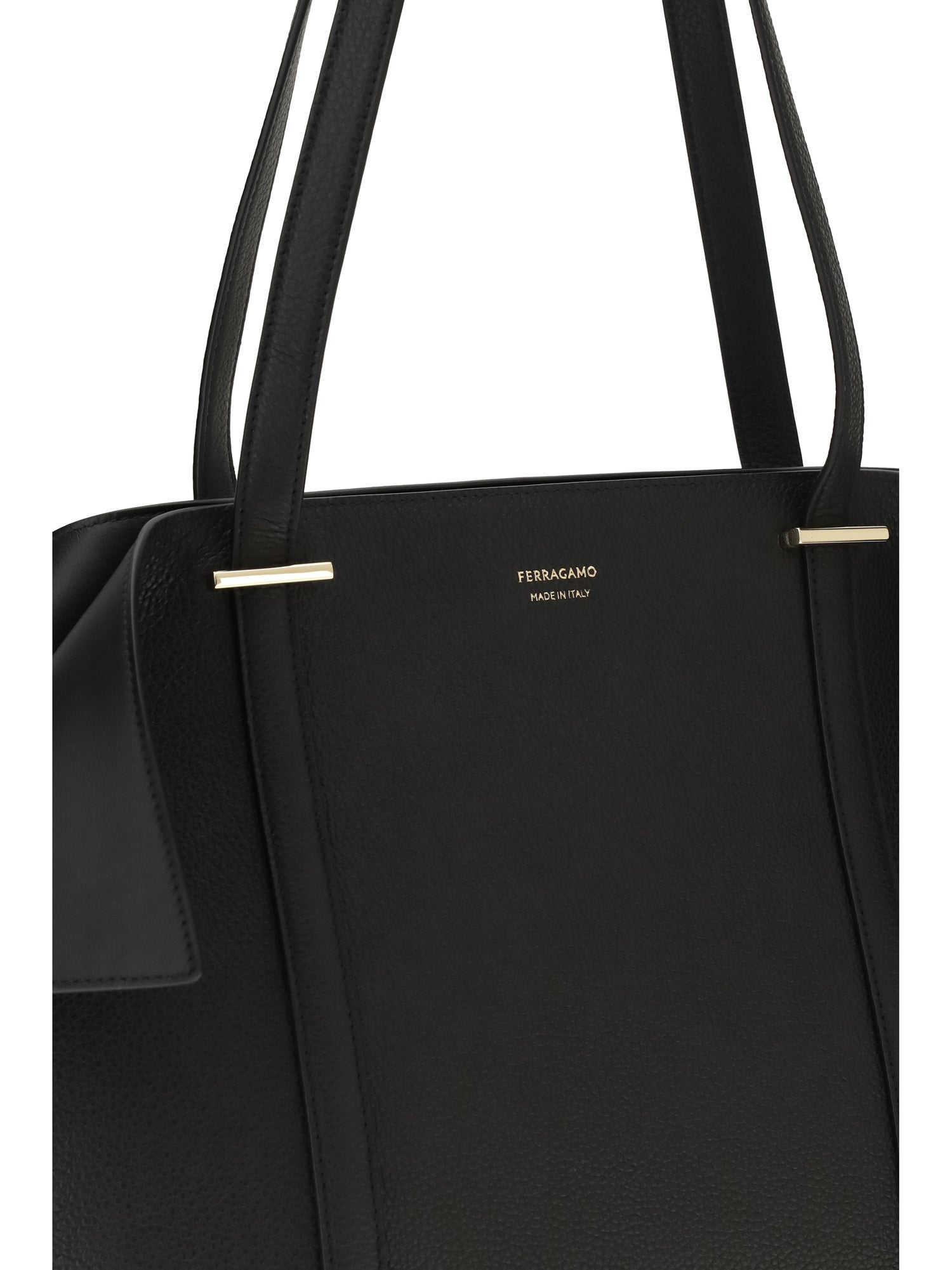 FERRAGAMO OS leather tote bag 