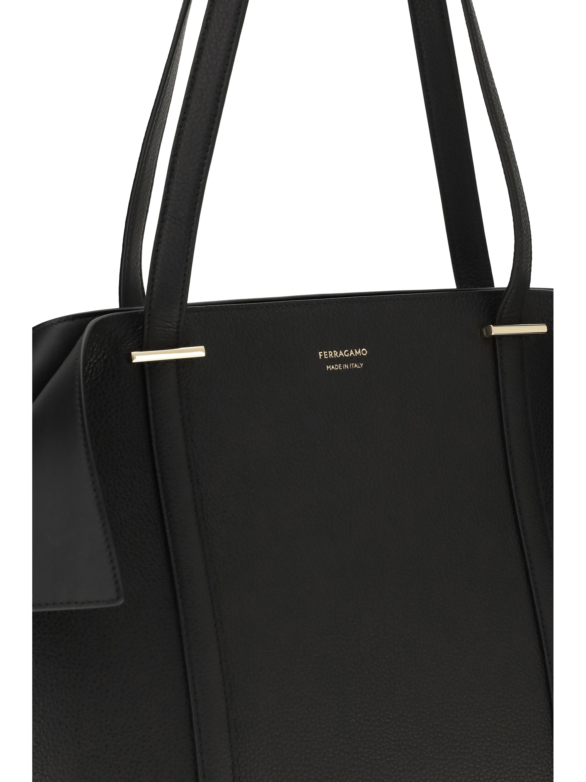 FERRAGAMO OS leather tote bag 