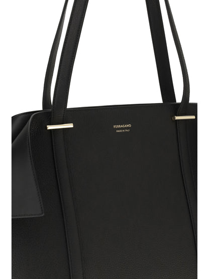 FERRAGAMO OS leather tote bag 