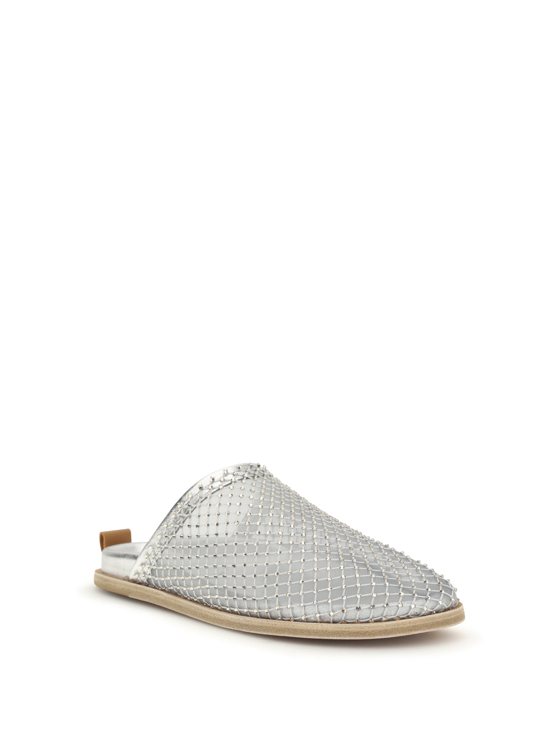 FORTE_FORTE 37 mesh mules with rhinestones