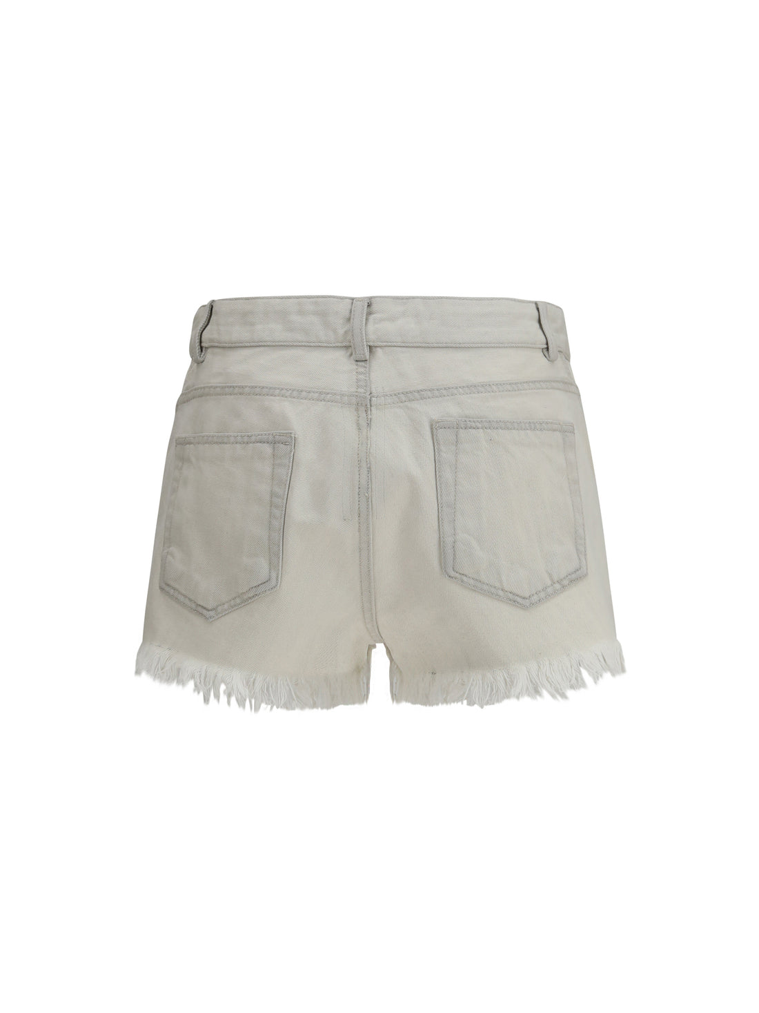 RICK OWENS 26 shorts temple bias cutoffs in denim