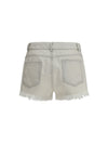 shorts temple bias cutoffs in denim