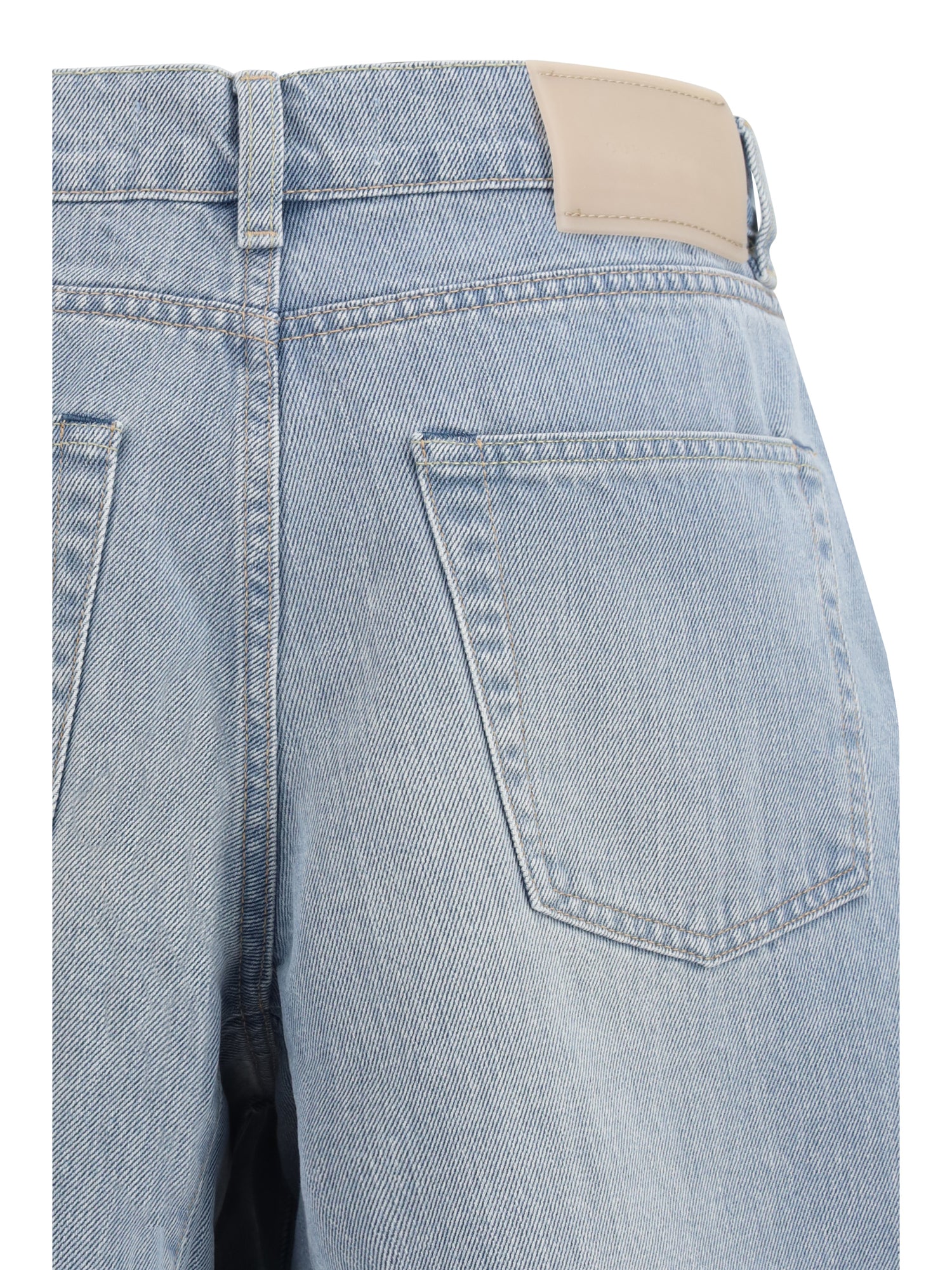 OUR LEGACY 34 midi shorts pale coast wash 