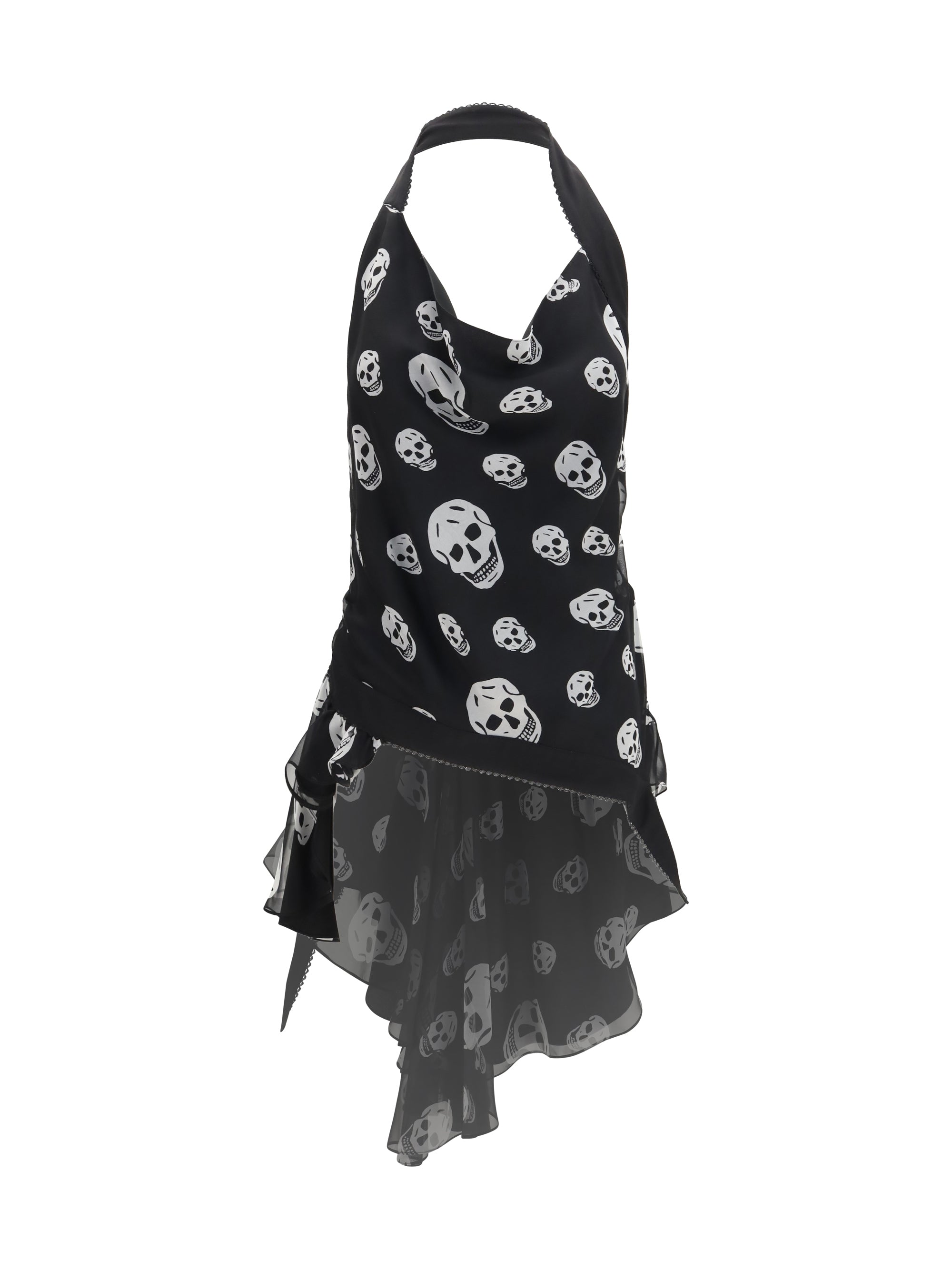 halter silk top