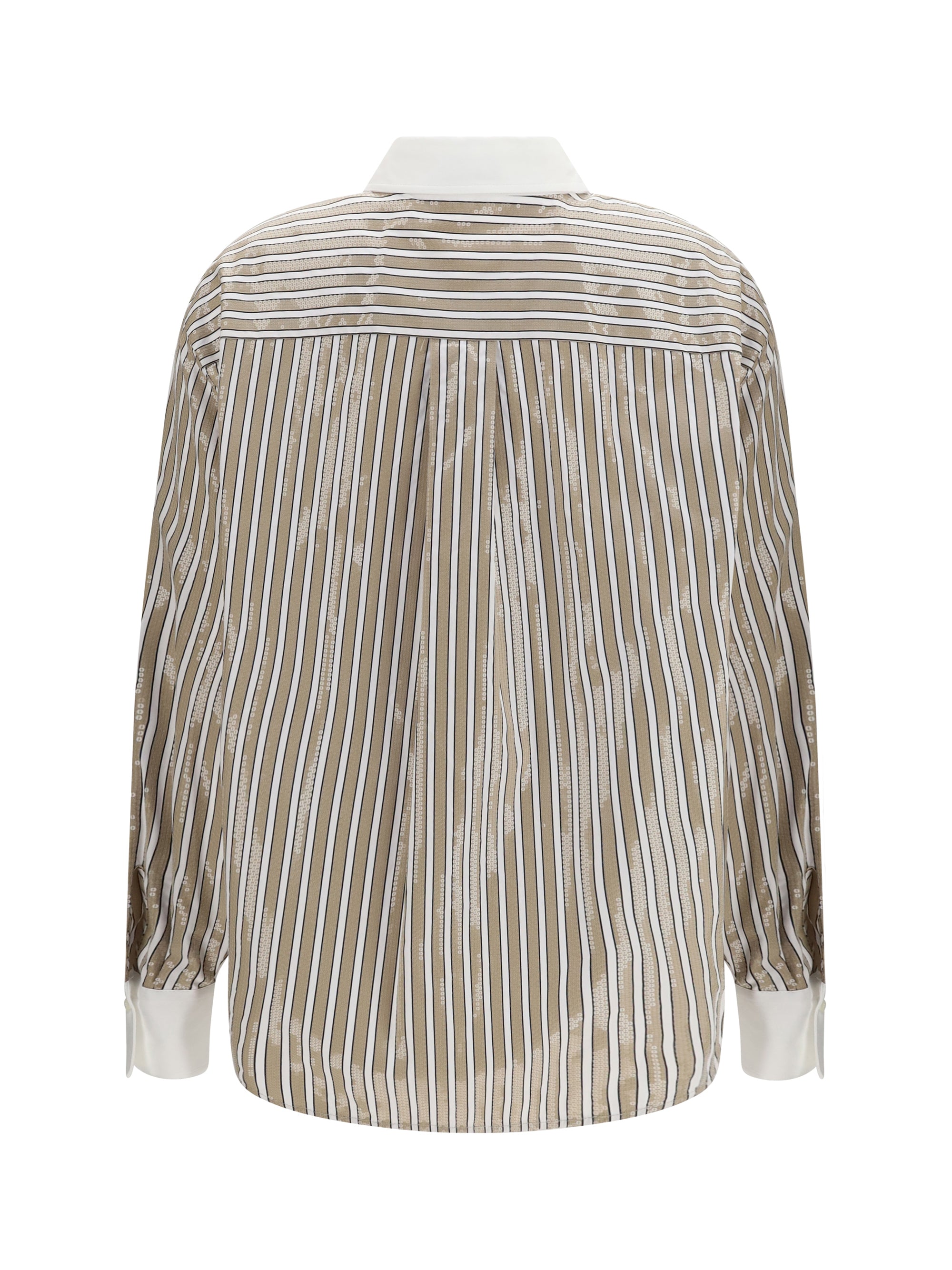 dazzling stripes cotton shirt