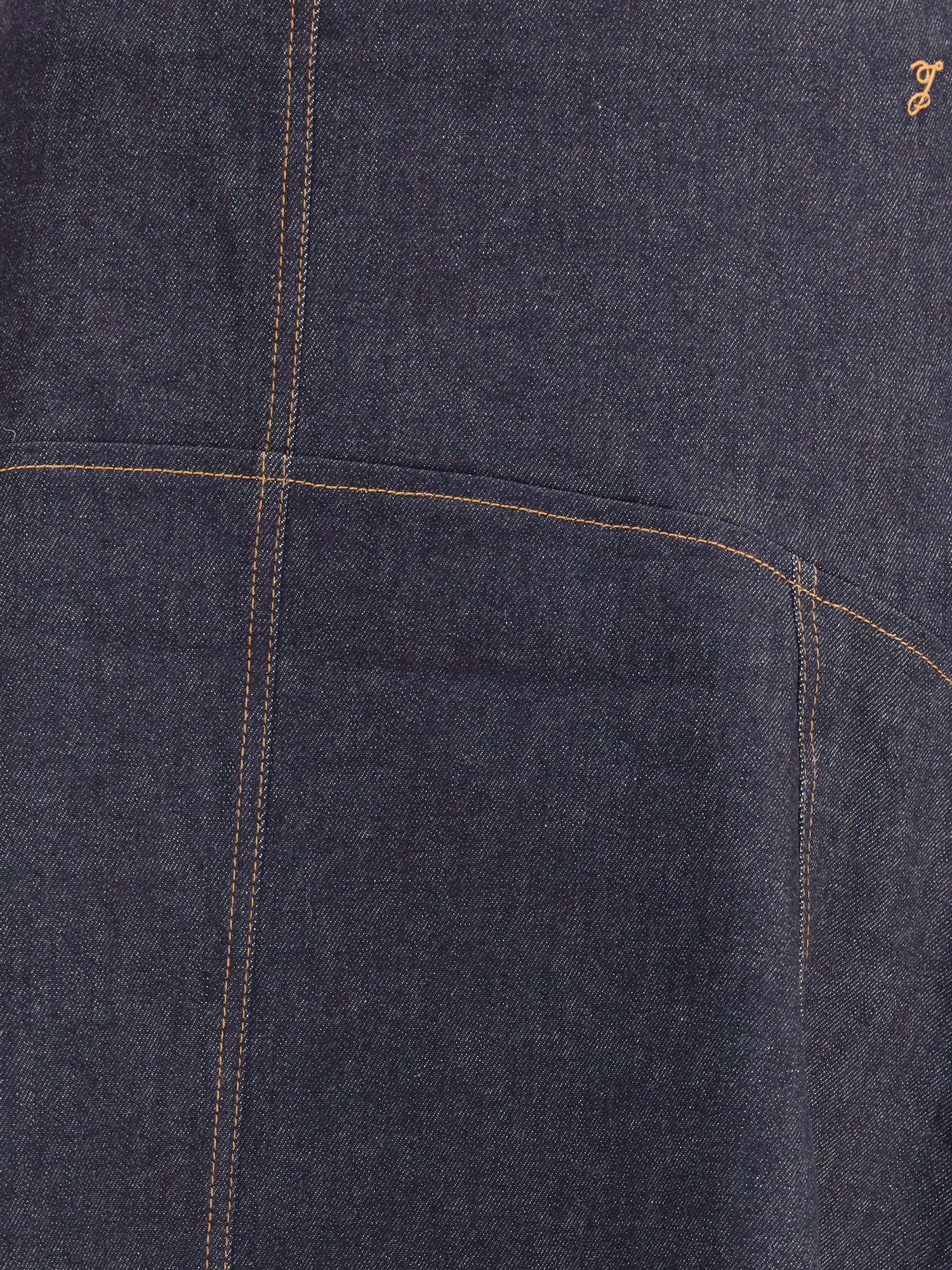 JACQUEMUS 27 denim midi skirt 