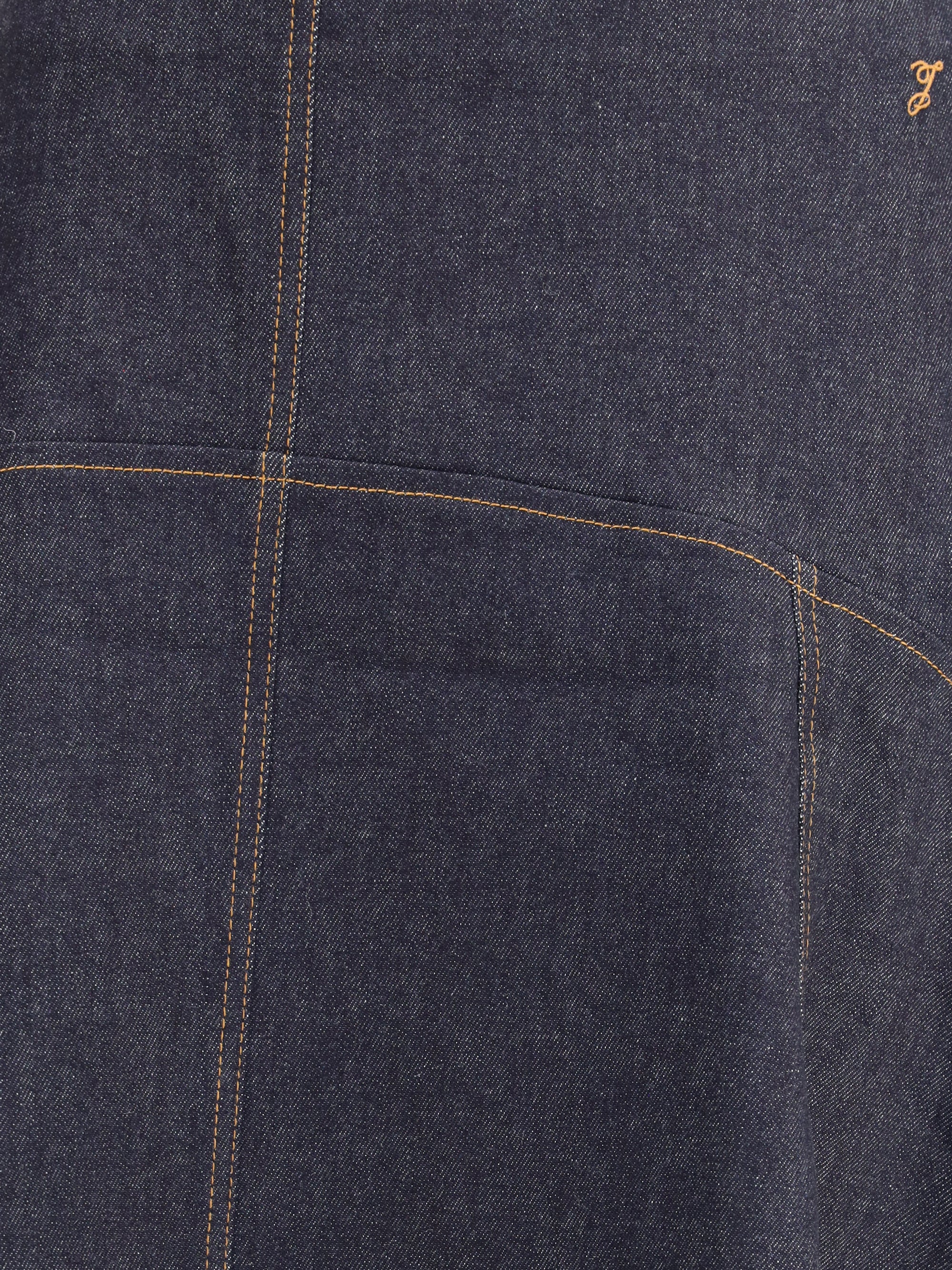 JACQUEMUS 27 denim midi skirt 