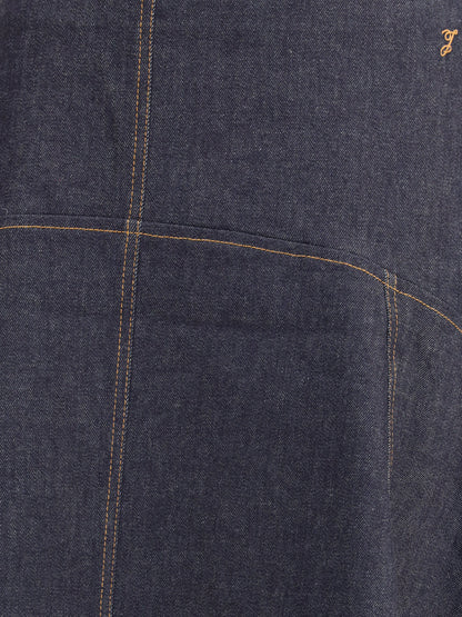 JACQUEMUS 27 denim midi skirt 