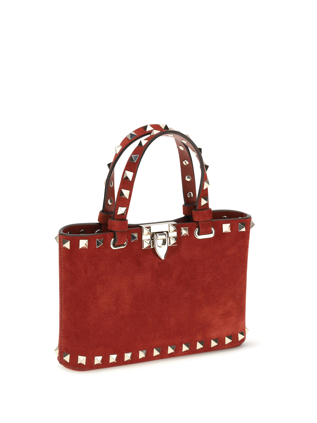 VALENTINO GARAVANI OS suede rockstud mini handbag