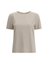 BRUNELLO CUCINELLI L striped jersey t-shirt