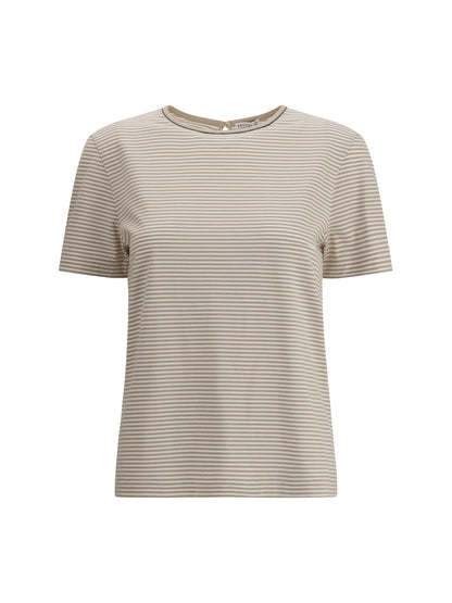 BRUNELLO CUCINELLI L striped jersey t-shirt