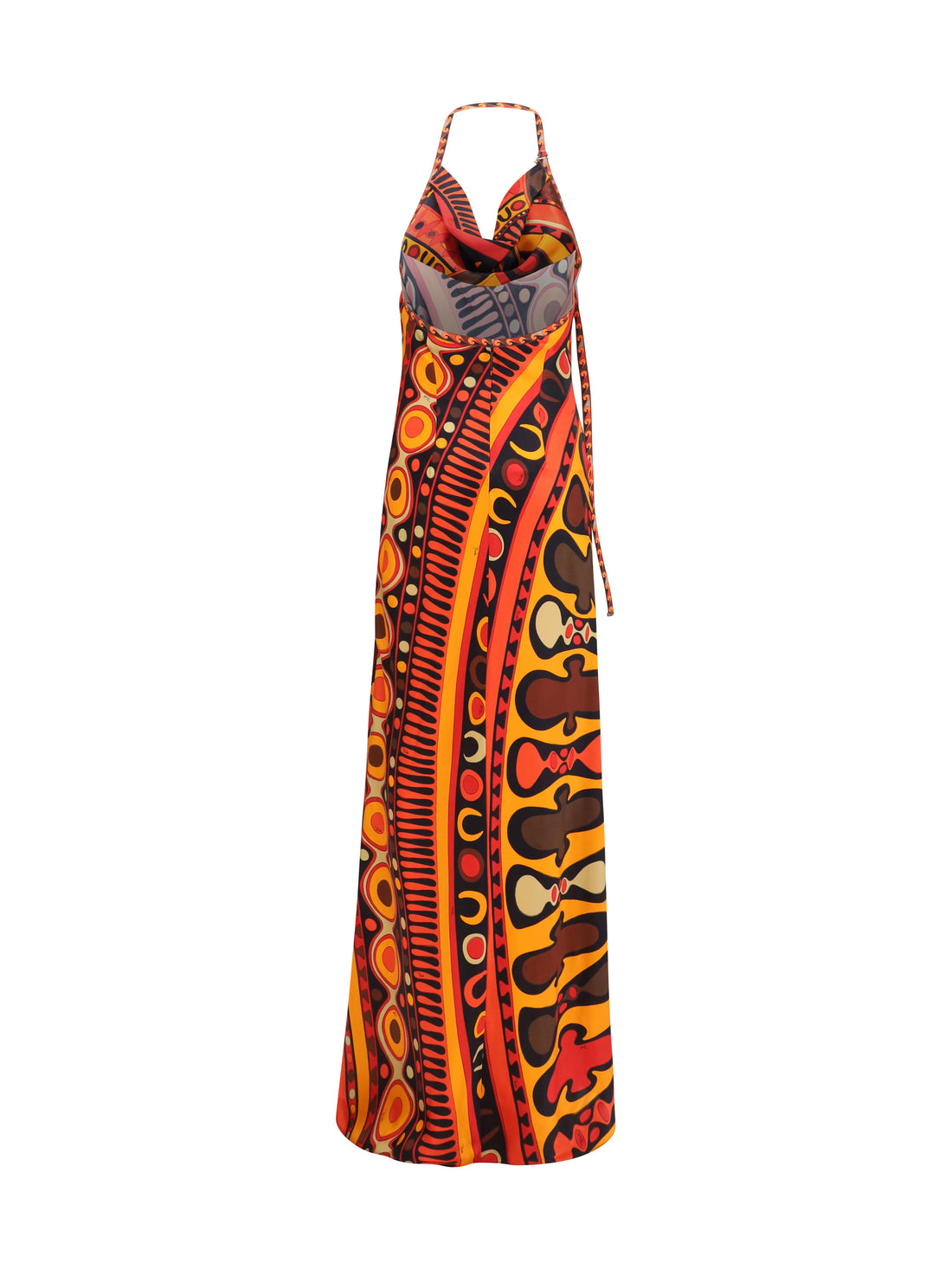 PUCCI 42 long silk-blend printed dress