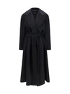 long virgin wool coat