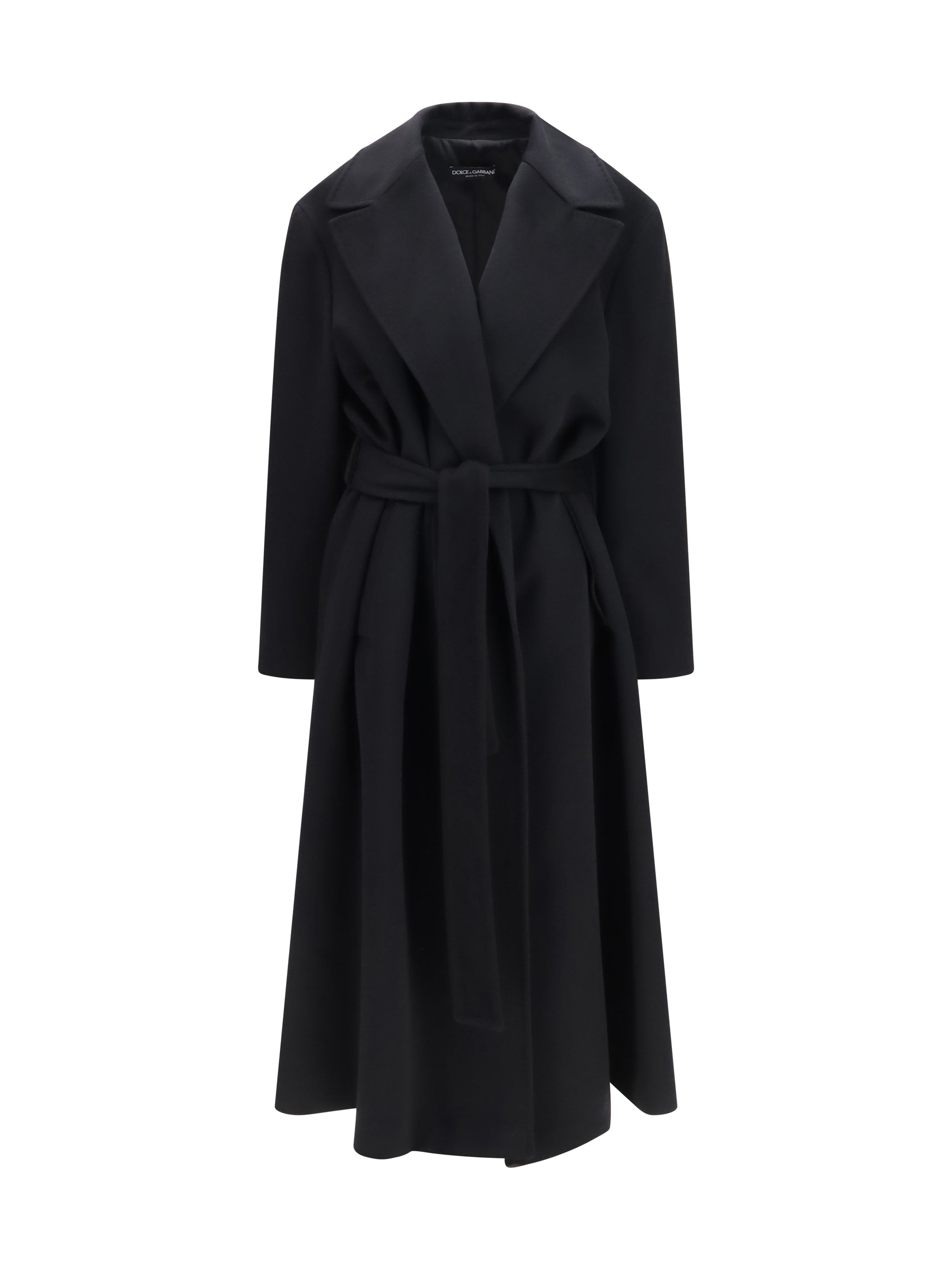 long virgin wool coat
