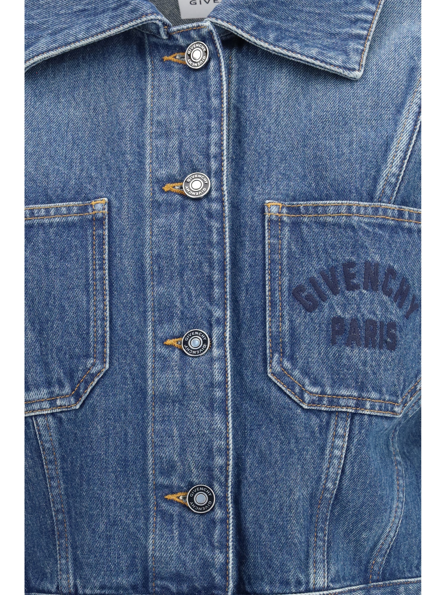 GIVENCHY 36 denim crop jacket