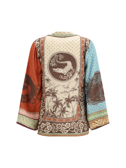 ALEMAIS 6 alberta silk shirt