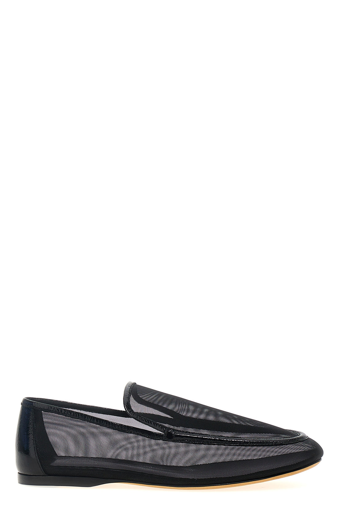 KHAITE 41 alessia loafers in mesh fabric
