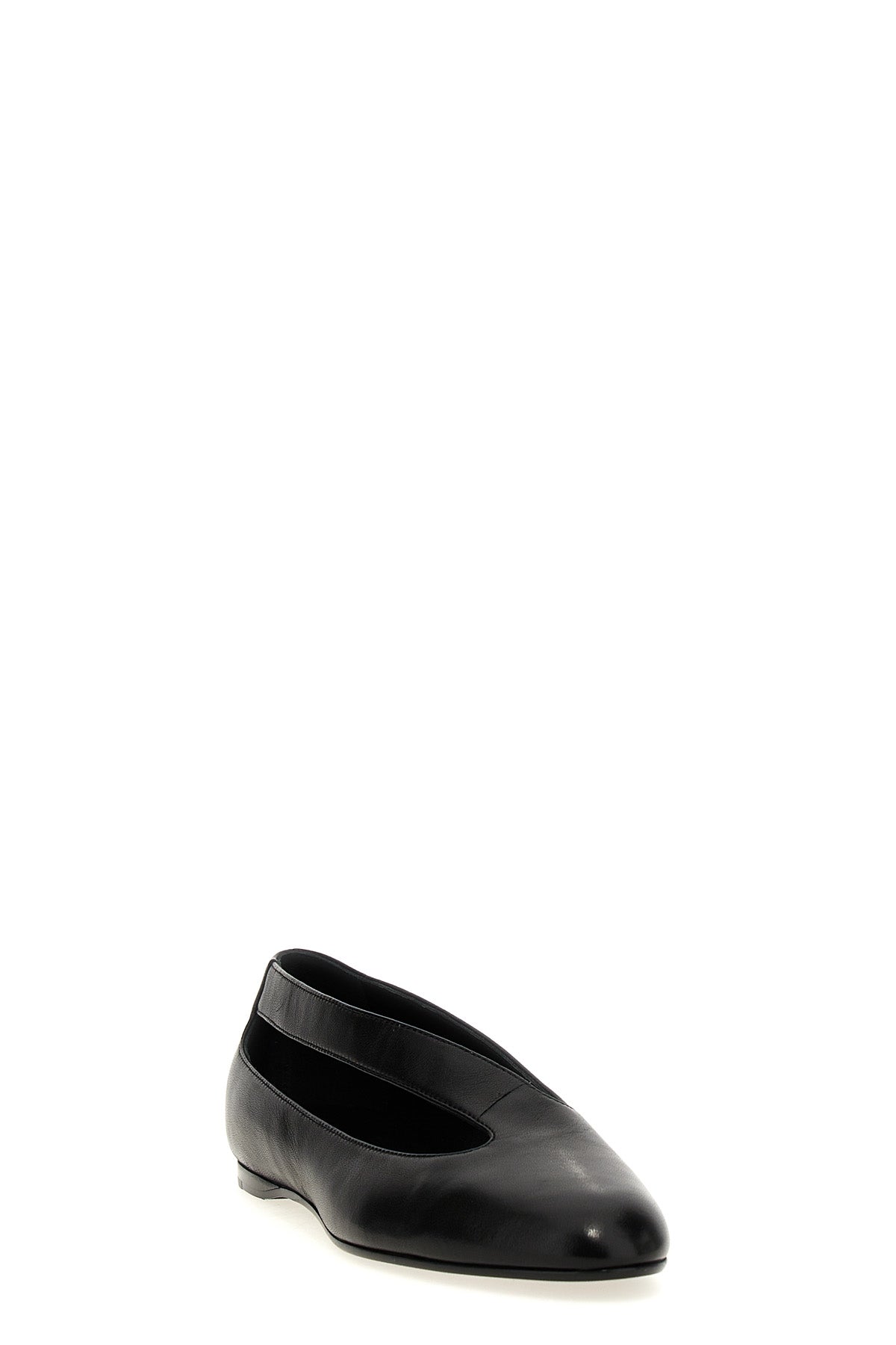 diana ballet flats in asymmetrical nappa leather