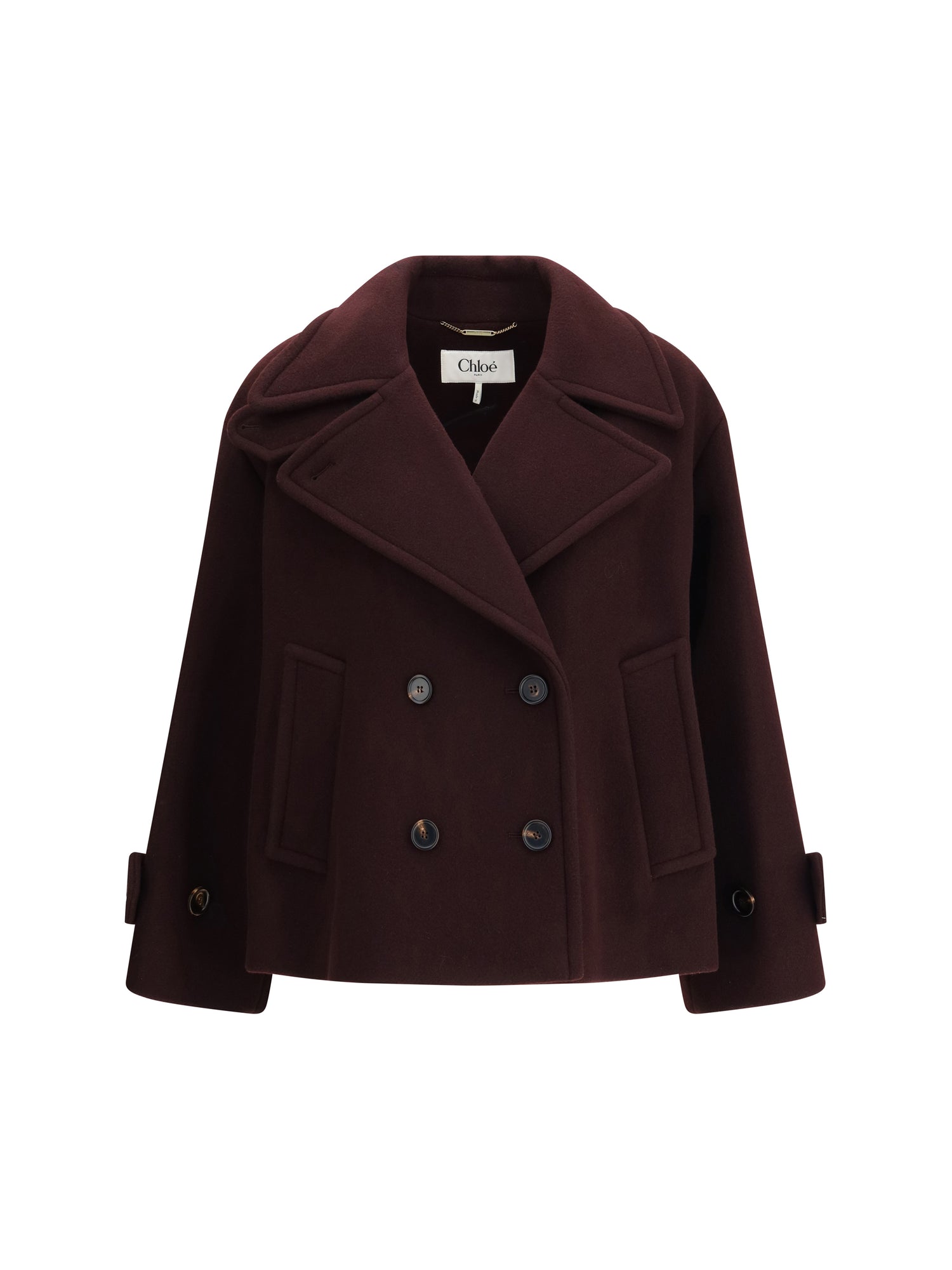 CHLOÉ 36 oversized double-breasted coat
