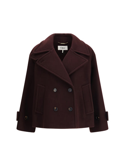 CHLOÉ 36 oversized double-breasted coat