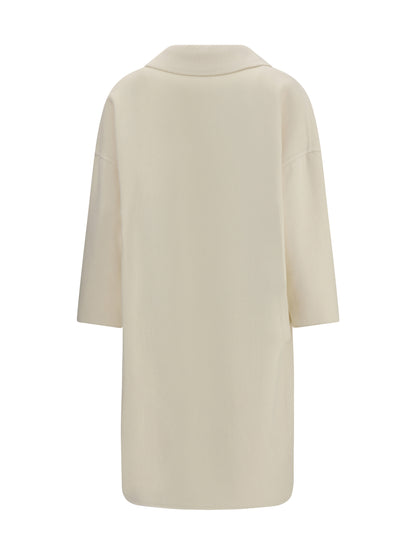 AFTERCOAT 42 double-breasted long coat