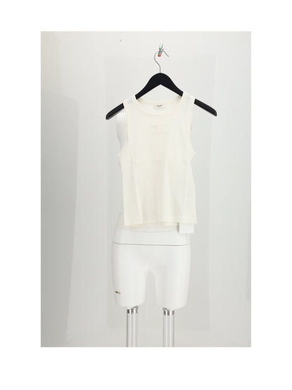 CELINE M triomphe tank top