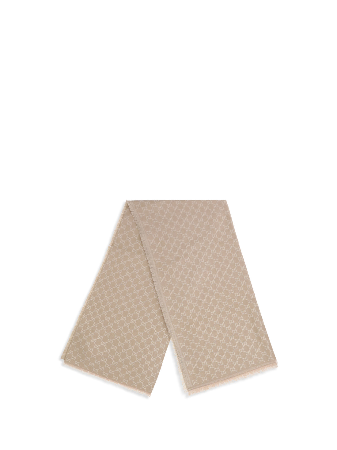 GUCCI OS gg supreme print wool scarf