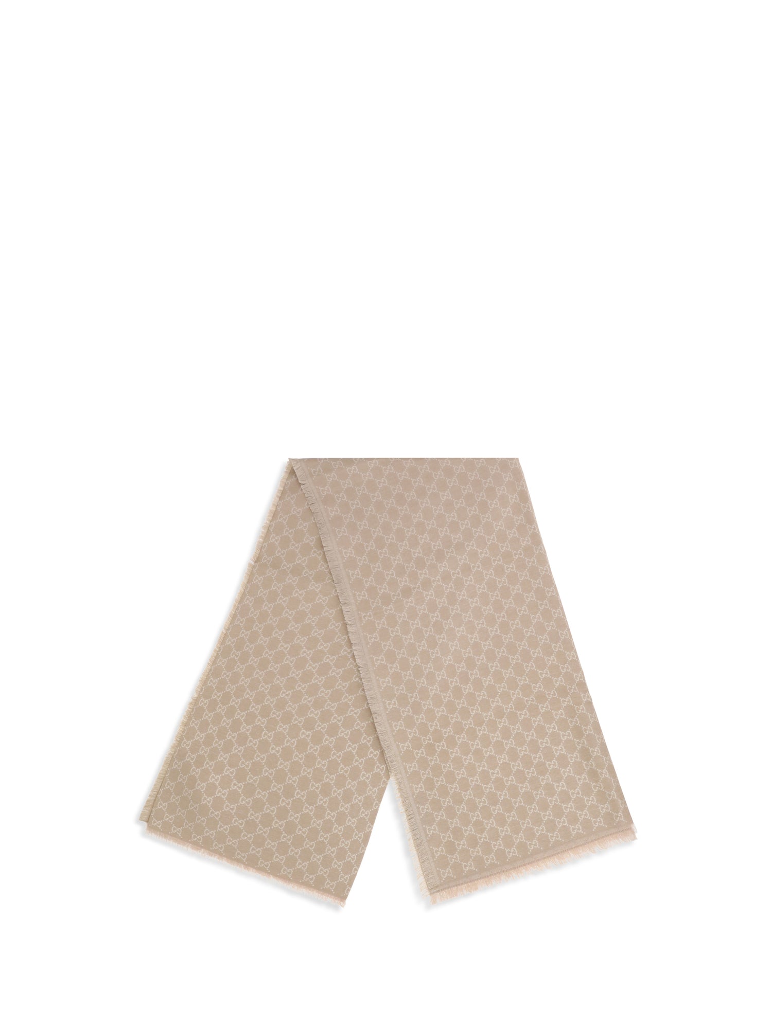 GUCCI OS gg supreme print wool scarf