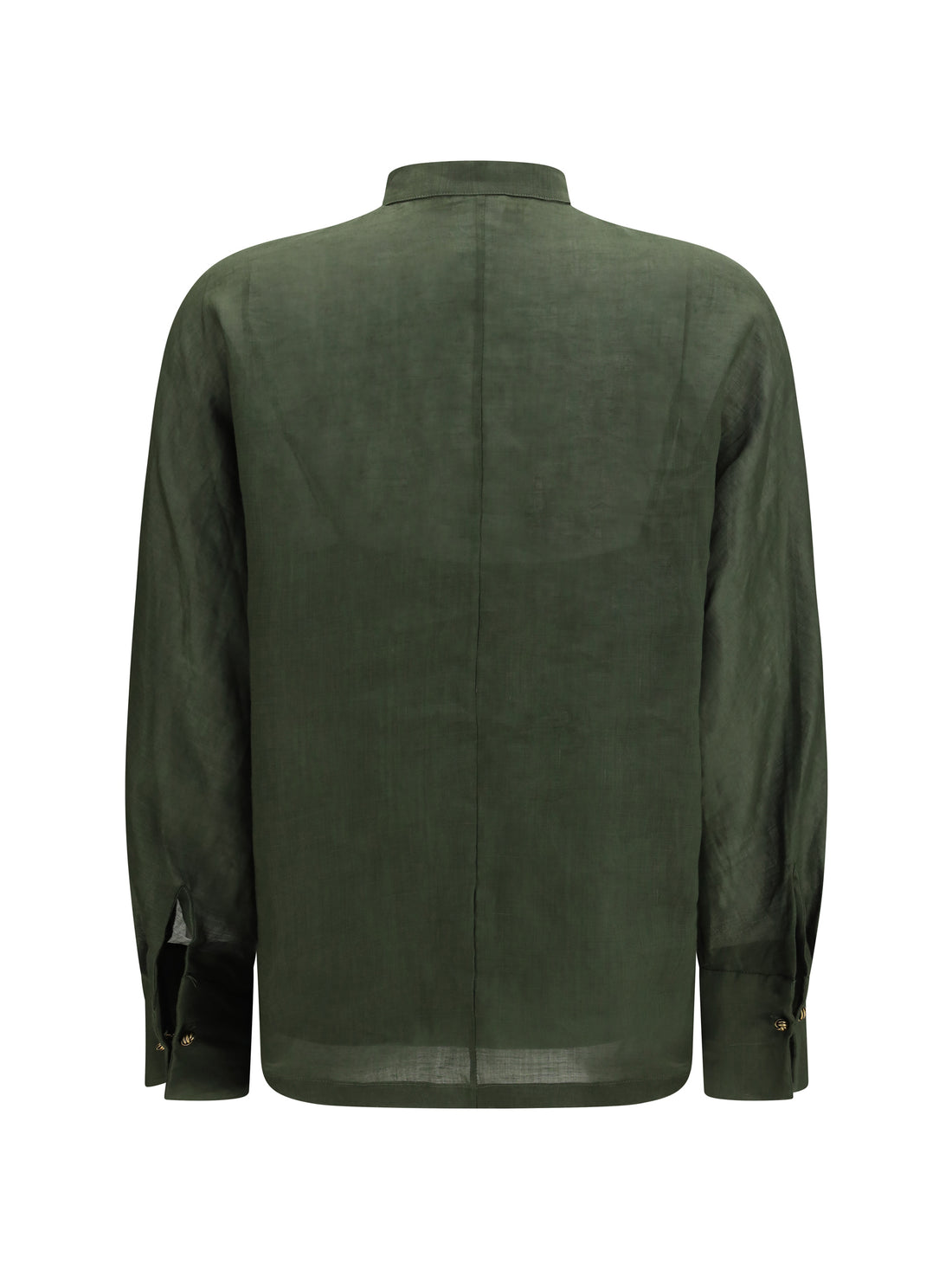 MAX MARA STUDIO 42 baldi ramié canvas shirt