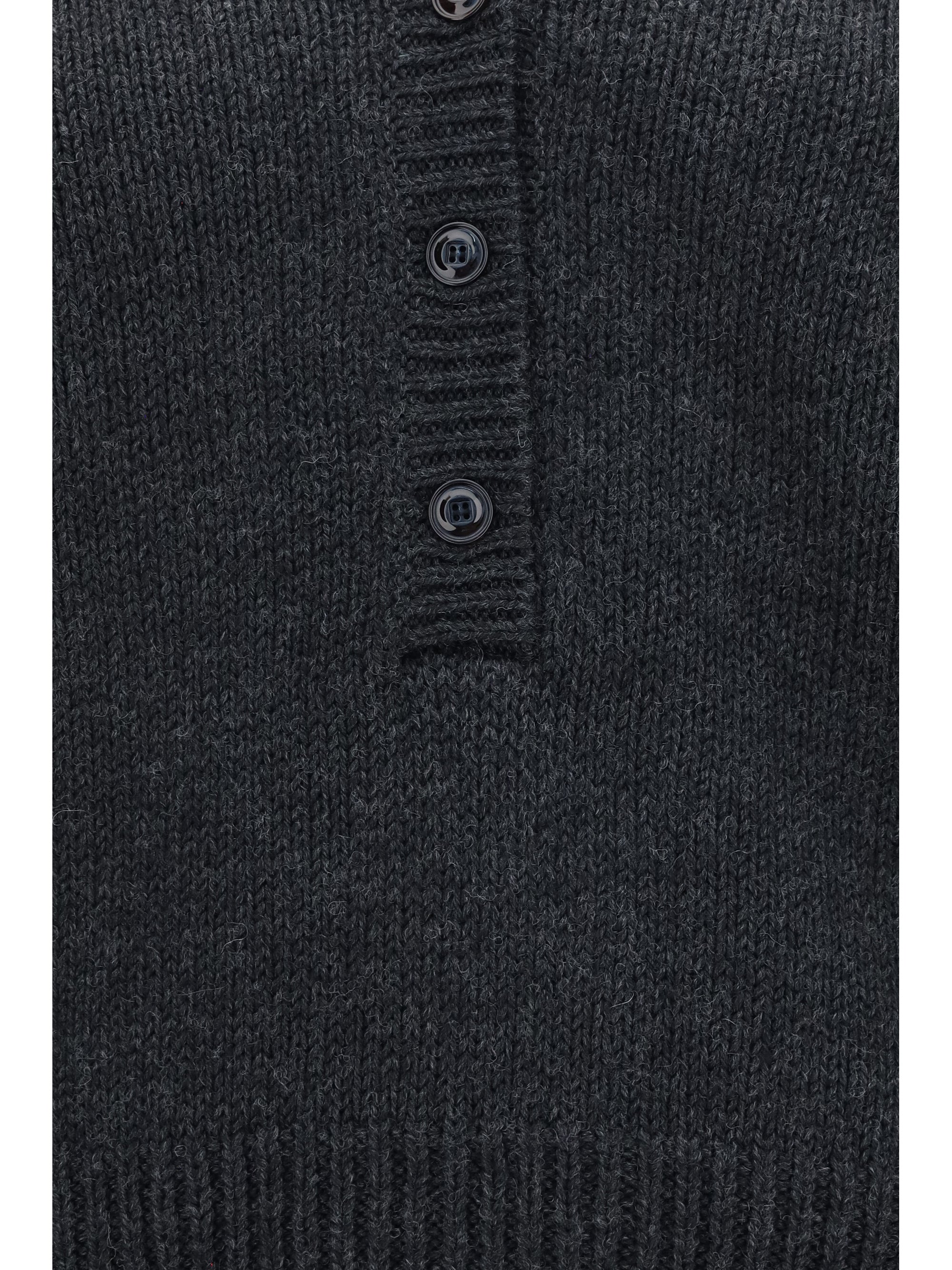country henley merino cardigan