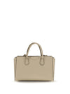 small antigona catchall glossy grained leather handbag