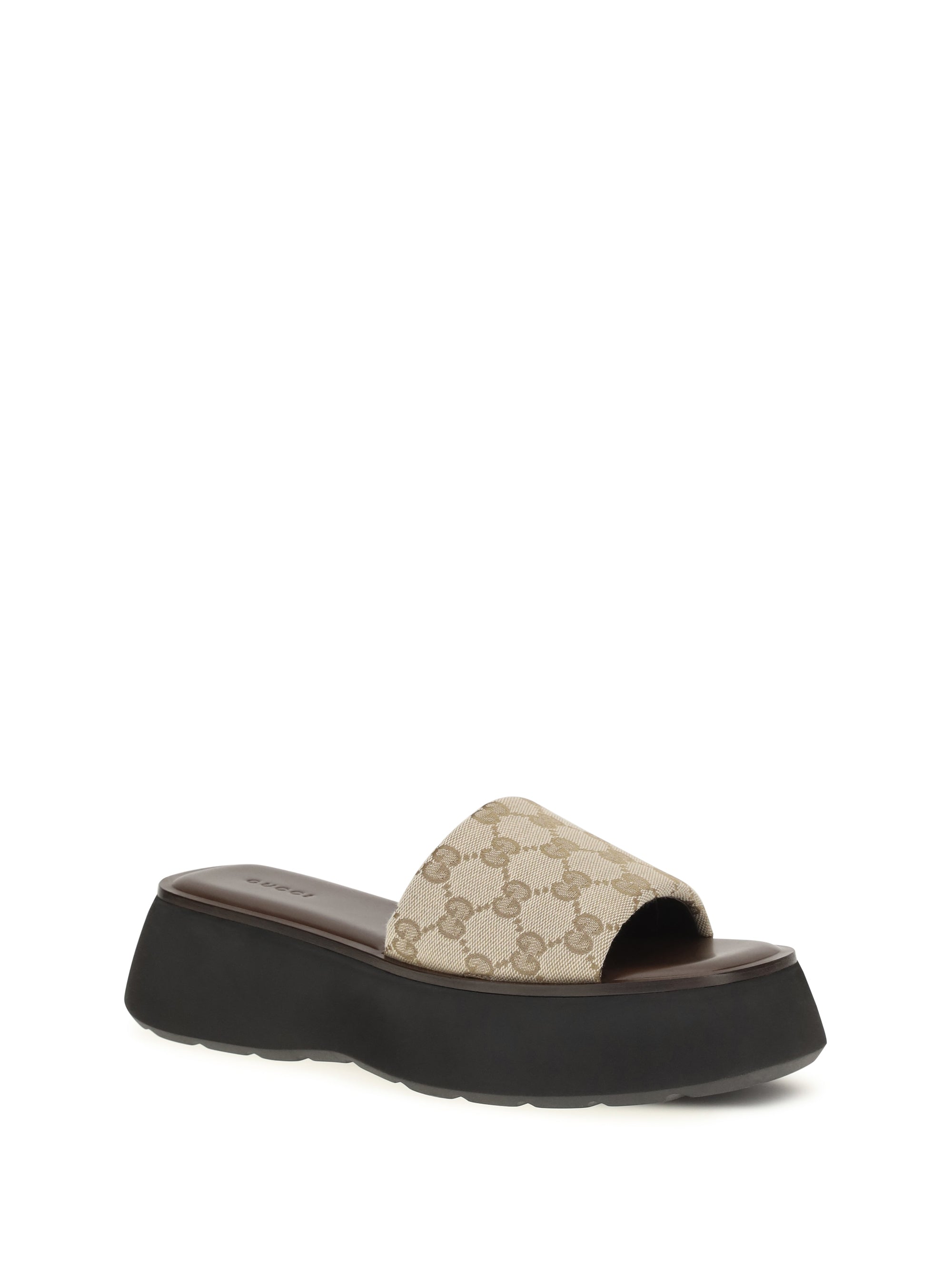 oversized sole slider sandals