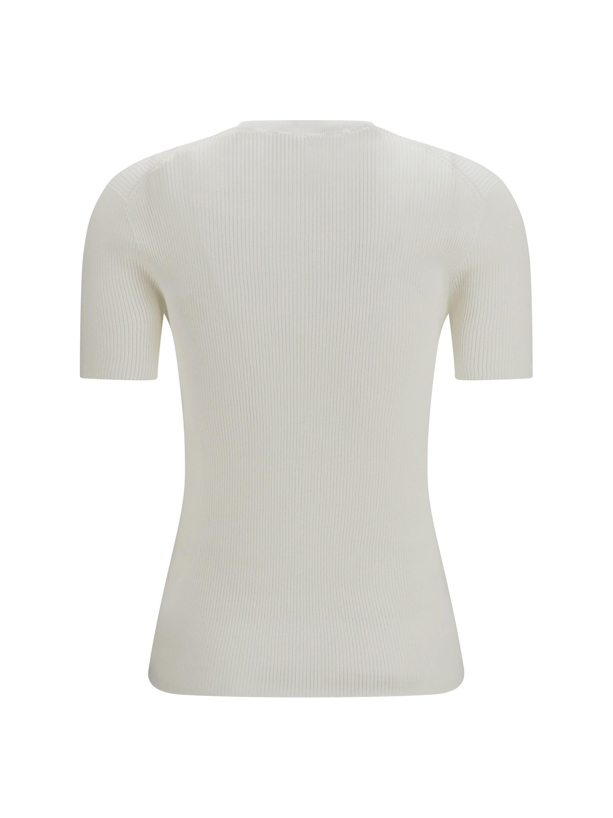 short-sleeve cotton sweater