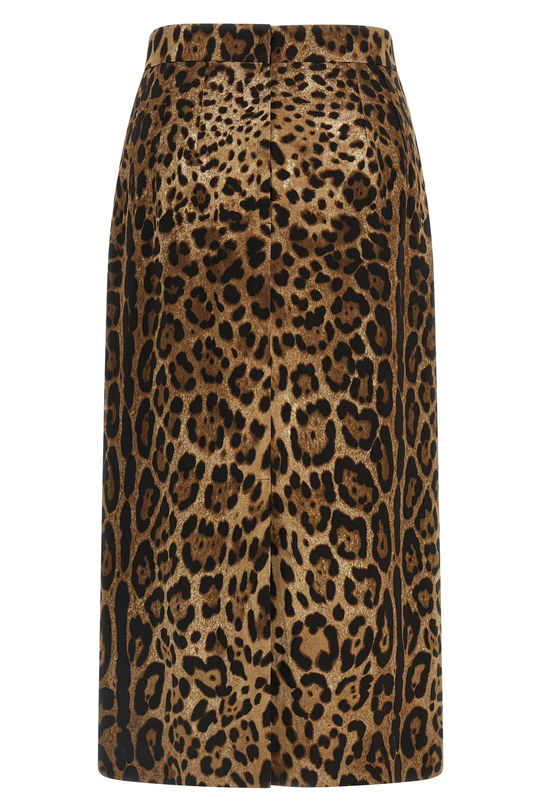 DOLCE &amp; GABBANA 38 the all-over leo animal print longuette skirt by dolce &amp; gabbana defines a rig