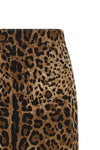 the all-over leo animal print longuette skirt by dolce & gabbana defines a rig