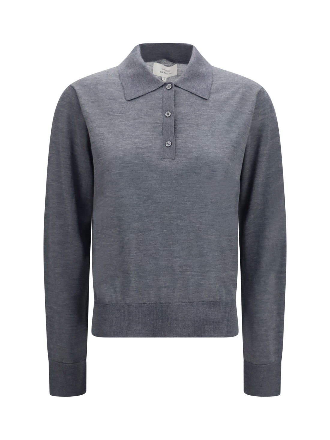 LOULOU DE SAISON L miles long-sleeve fine-knit polo