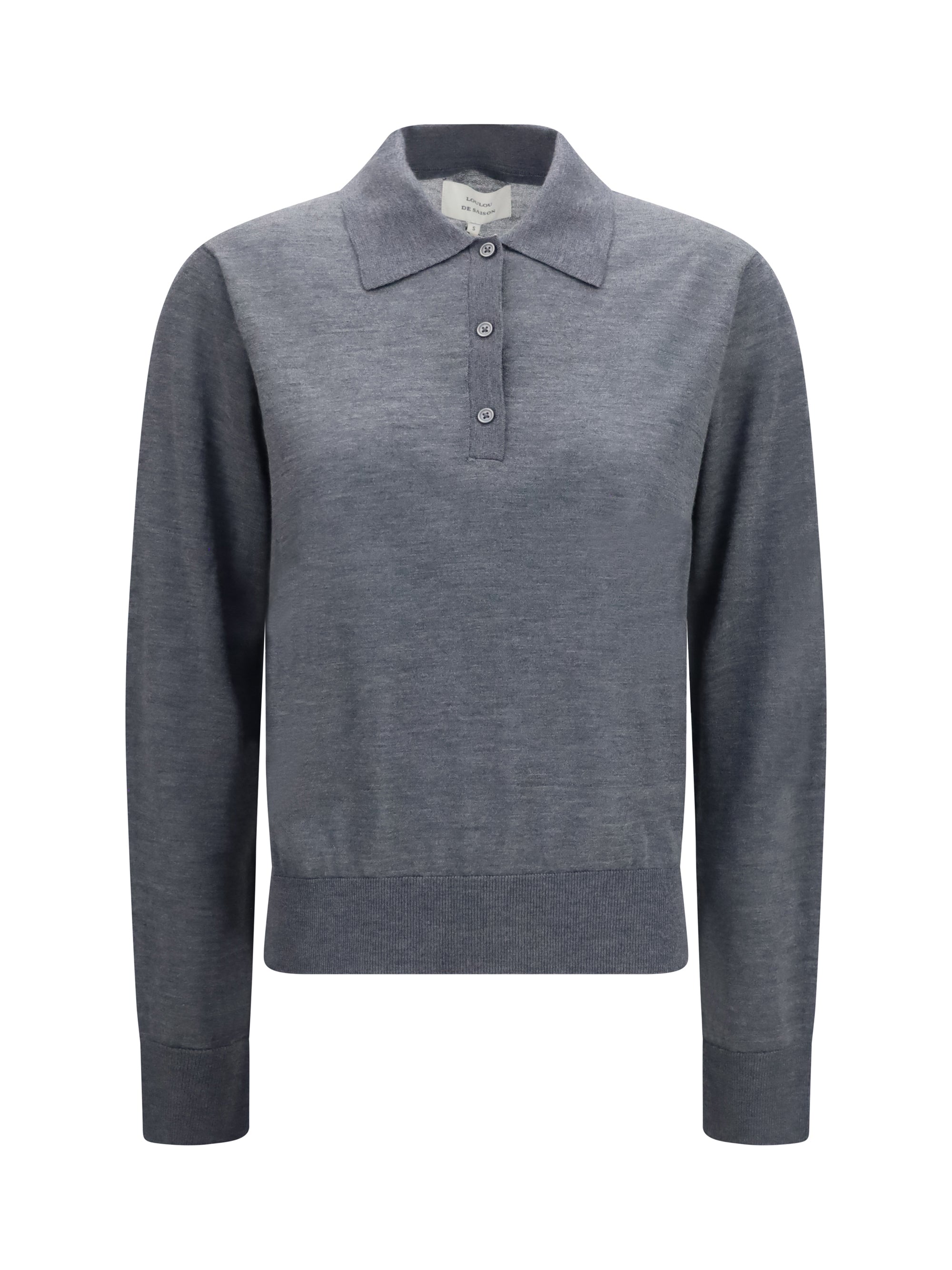 miles long-sleeve fine-knit polo