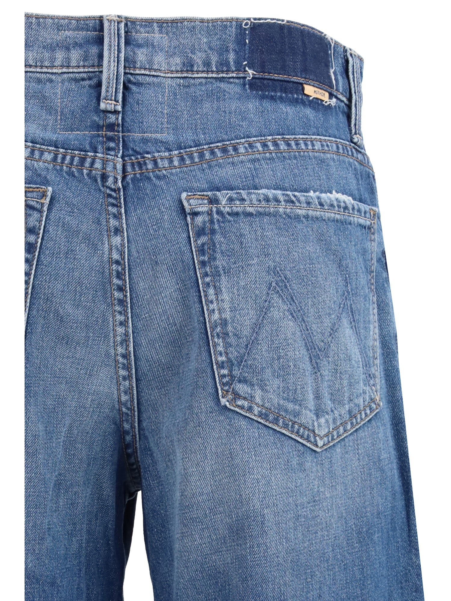 MOTHER DENIM 24 the rerun zip sneak jeans