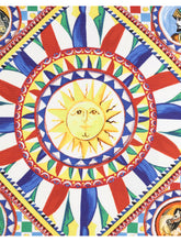 DOLCE & GABBANA OS carretto siciliano canvas pillow