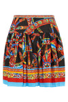 the dolce&gabbana mini skirt is made of fresh cotton poplin