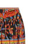 the dolce&gabbana mini skirt is made of fresh cotton poplin