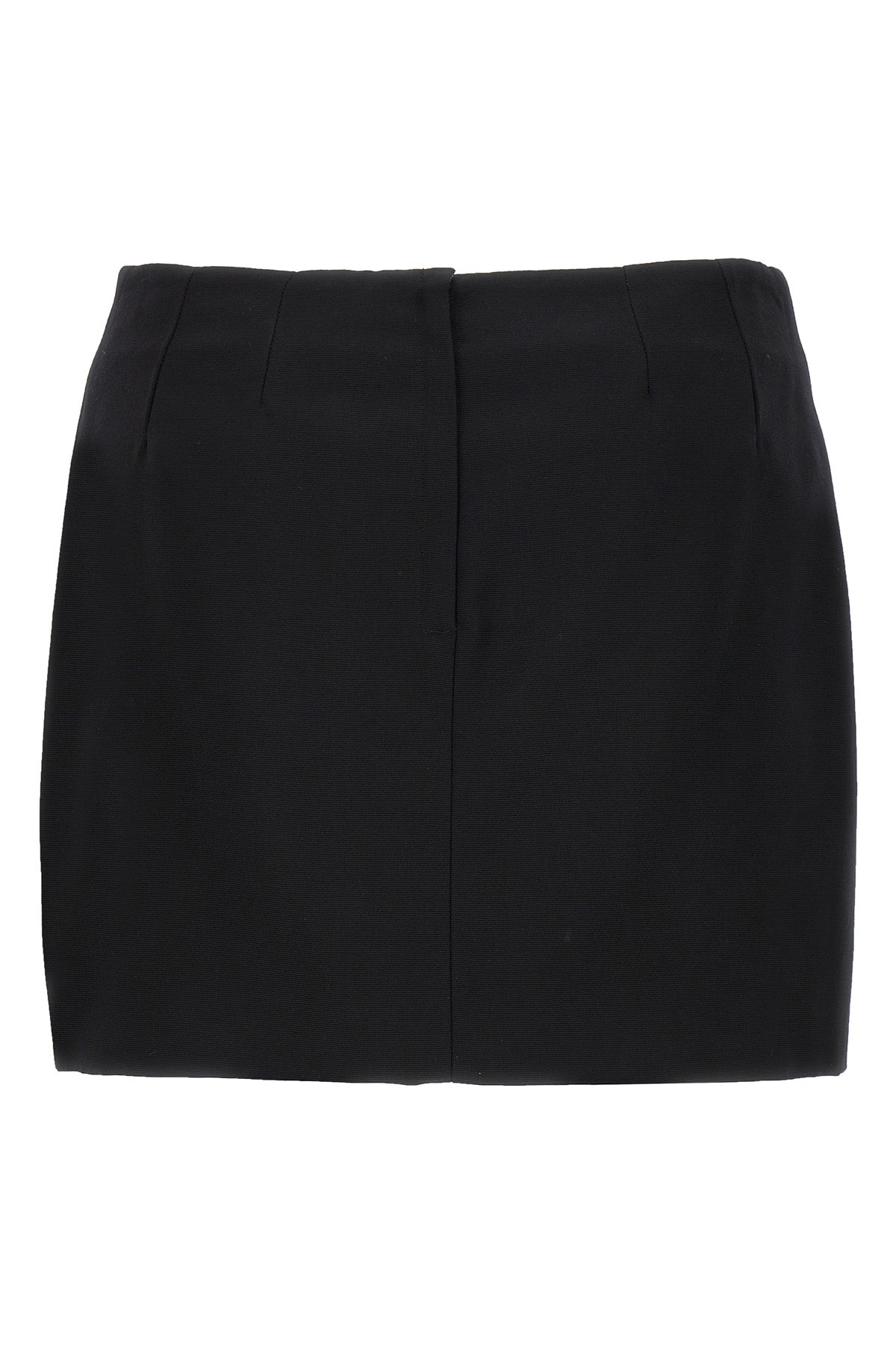 mini skirt from the black sicily collection in ottoman fabric