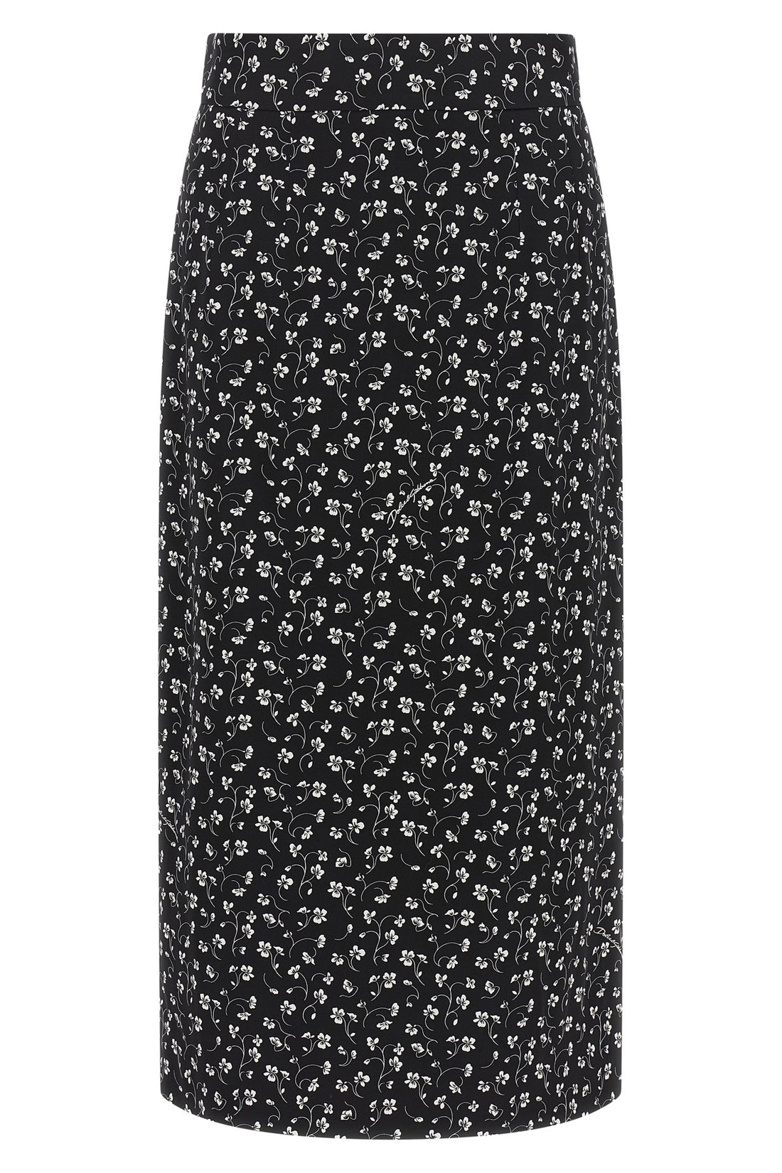 DOLCE &amp; GABBANA 38 the dolce&amp;gabbana silk blend midi skirt embodies timeless sartorial elegance