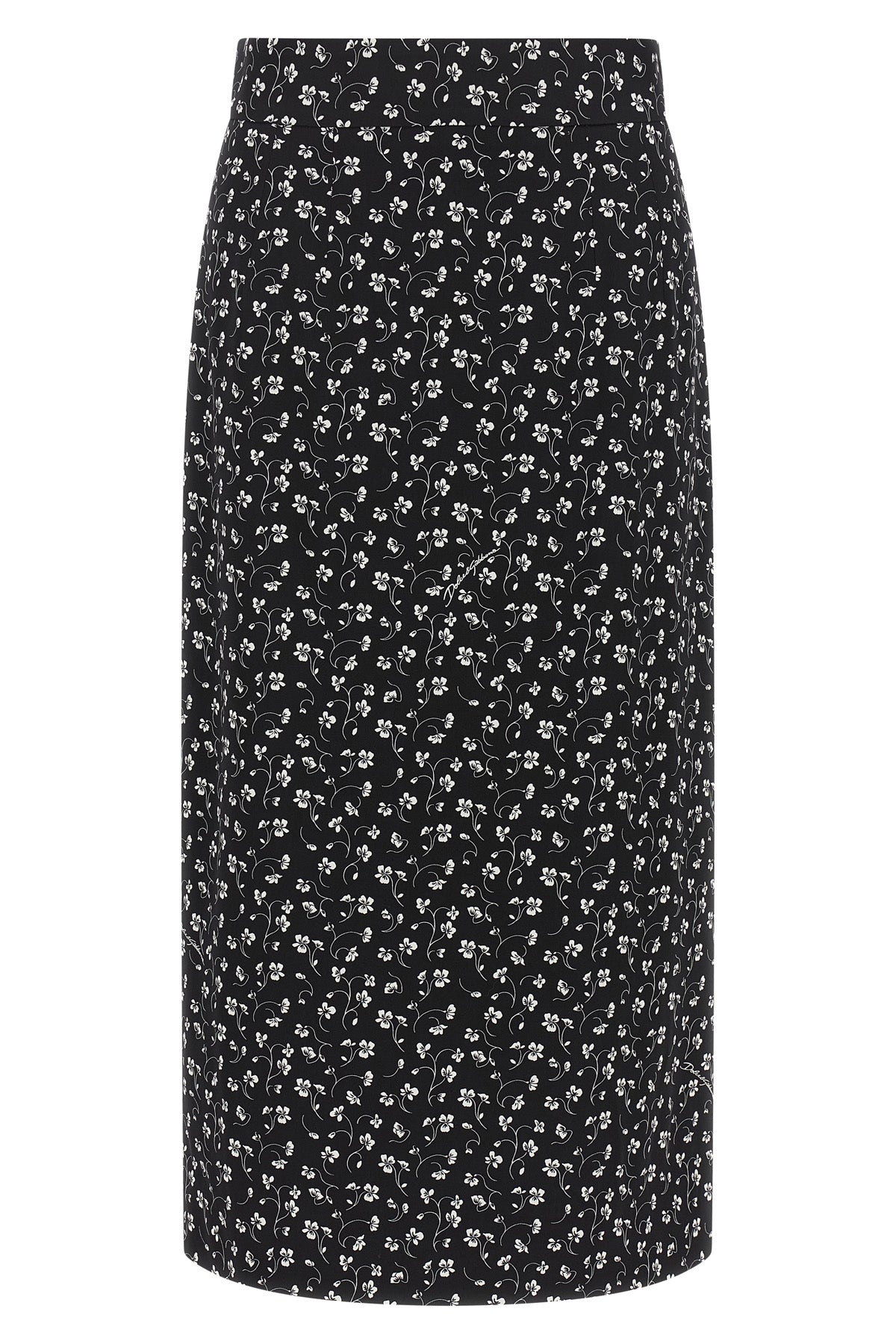 the dolce&gabbana silk blend midi skirt embodies timeless sartorial elegance