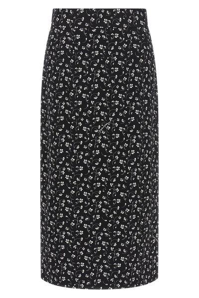 the dolce&gabbana silk blend midi skirt embodies timeless sartorial elegance