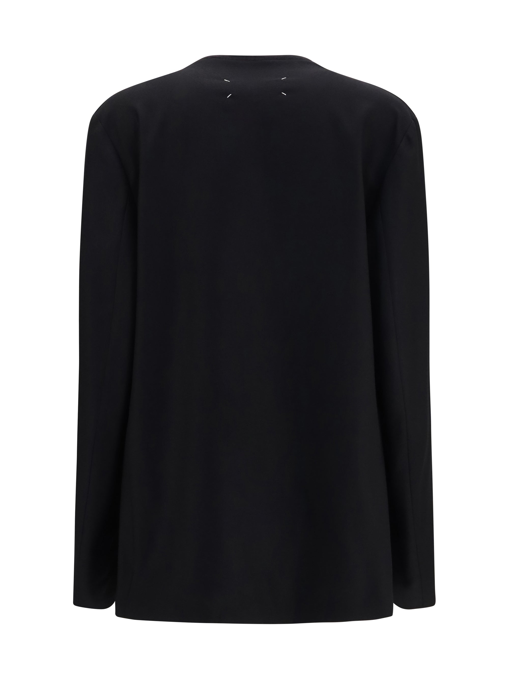 minimal virgin wool jacket
