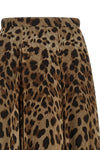 the long skirt by dolce & gabbana defines a fluid silhouette through the masterf