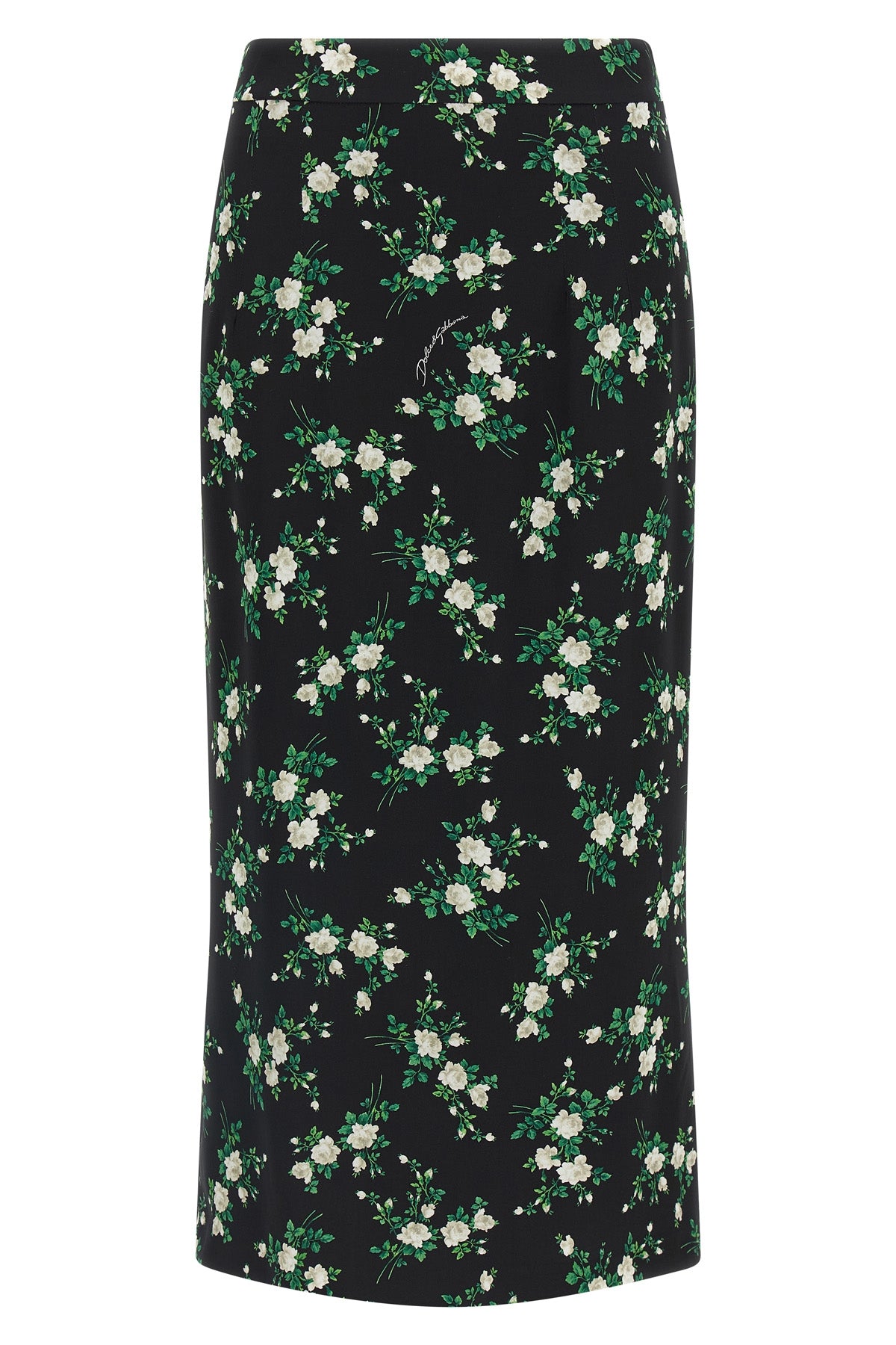 fiorellini print silk midi skirt