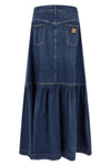 the dolce&gabbana skirt redefines casual codes through a precise sartorial const