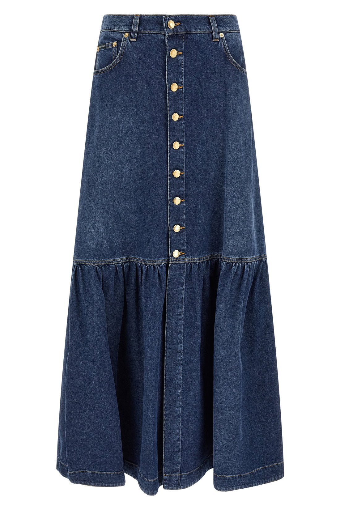 DOLCE &amp; GABBANA 38 the dolce&amp;gabbana skirt redefines casual codes through a precise sartorial const